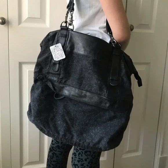 Free People Charcoal Gray Bag - Picture 8 of 8